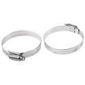 HI-TORQUE Stainless Steel Slotted Hex Worm Drive Hose Clip 70-90 mm ID HTM90P