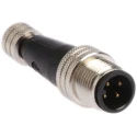 Brad from Molex Straight Circular Connector Adapter 4 M8 Female 4 M12 Male 1200330001