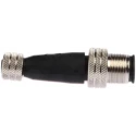 Brad from Molex Straight Circular Connector Adapter 4 M8 Female 4 M12 Male 1200330001
