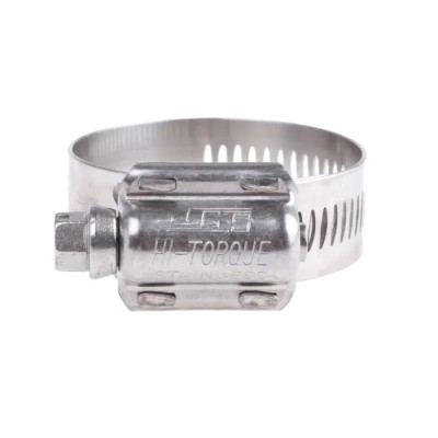 HI-TORQUE Stainless Steel Slotted Hex Worm Drive Hose & Jubilee Clip 25-45 mm ID HTM45P