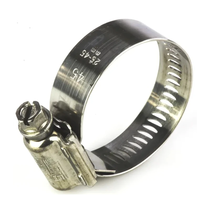 HI-TORQUE Stainless Steel Slotted Hex Worm Drive Hose & Jubilee Clip 25-45 mm ID HTM45P