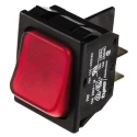 TE Connectivity Illuminated DPST On-Off On-Off Rocker Switch Panel 1634201-4