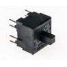 MEC Push Button Switch PCB Mount Silver Round DPDT IP54