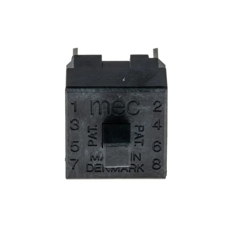 MEC Push Button Switch PCB Mount Silver Round DPDT IP54 