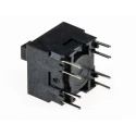 MEC Push Button Switch PCB Mount Silver Round DPDT IP54 