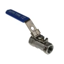 RS PRO ASTM A351-CF8M Stainless Steel Threaded 2-Way Ball Valve BSPP 1/4 Inch 68 Bar A351-CF8M