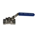 RS PRO ASTM A351-CF8M Stainless Steel Threaded 2-Way Ball Valve BSPP 1/4 Inch 68 Bar A351-CF8M