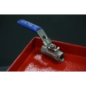 RS PRO ASTM A351-CF8M Stainless Steel Threaded 2-Way Ball Valve BSPP 1/4 Inch 68 Bar A351-CF8M