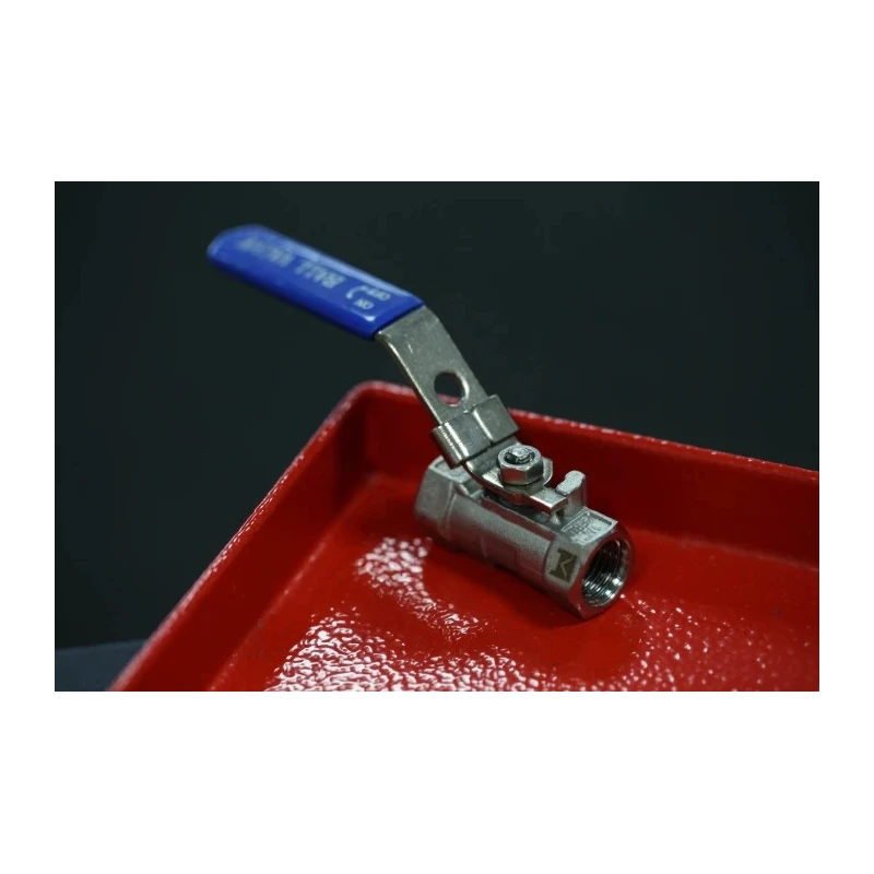 RS PRO ASTM A351-CF8M Stainless Steel Threaded 2-Way Ball Valve BSPP 1/4 Inch 68 Bar A351-CF8M