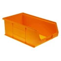 RS PRO Polypropylene Storage Bin, 350 mm x 205 mm x 130 mm, Orange 469-6762