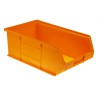 RS PRO Polypropylene Storage Bin, 350 mm x 205 mm x 130 mm, Orange 469-6762