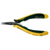 Bernstein Long Nose Plier, Snipe Nose, 140mm Overall Length, VDE/1000V Approved, ESD Safe, Ergonomic Handle, Steel 3-686-15