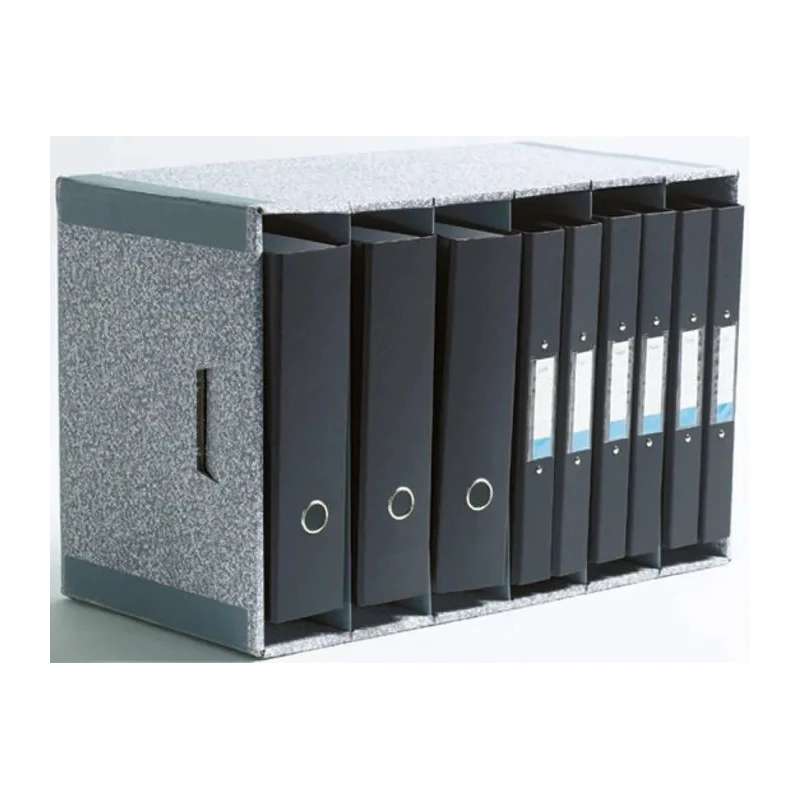Fellowes Grey White Archive Box 6 Compartments H375mm x W285mm x D95mm W285mm