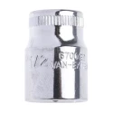 Bahco 1/4 in Drive 1/2 in 6 Point Square Socket 24.7mm Overall Length 6700SZ-1/2