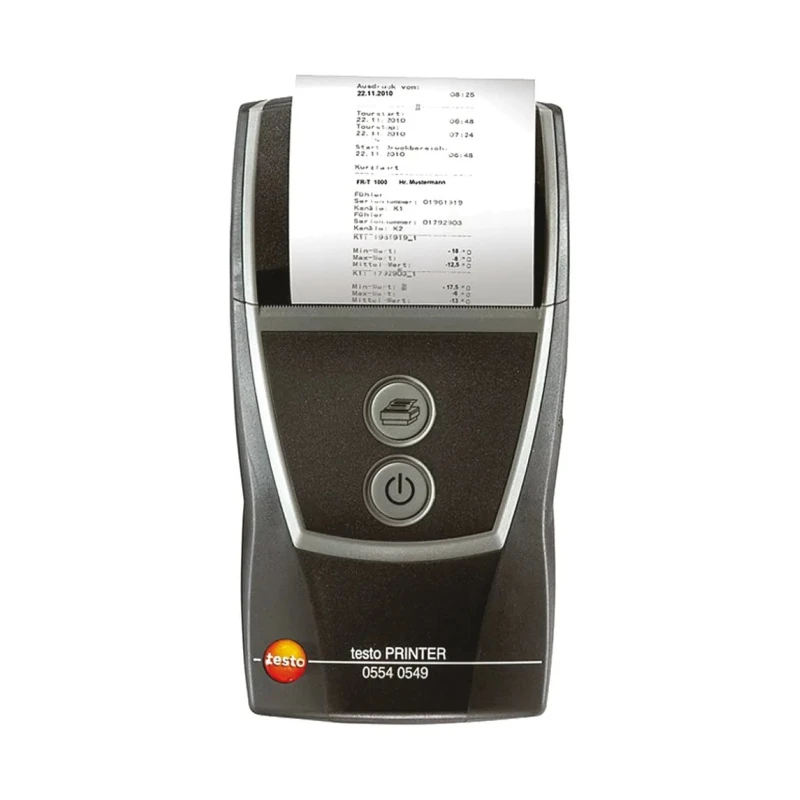 Testo Combustion Gas Analyser Printer with ±20 ppm CO Accuracy, 0–400 ppm, Battery Powered, 6h Runtime, 40 hPa Max 0554 0549