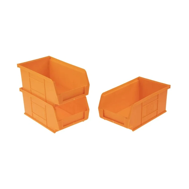 RS PRO Polypropylene Storage Bin, 167 mm x 101 mm x 76 mm, Orange 469-6784