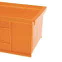 RS PRO Polypropylene Storage Bin, 167 mm x 101 mm x 76 mm, Orange 469-6784