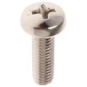 RS PRO Pozidriv Pan Brass Machine Screw 16 mm M5 483-0265