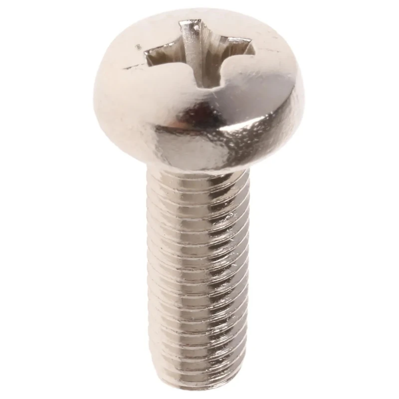 RS PRO Pozidriv Pan Brass Machine Screw 16 mm M5 483-0265