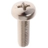 RS PRO Pozidriv Pan Brass Machine Screw 16 mm M5 483-0265