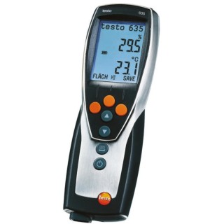 Testo Digital Hygrometer with USB Interface 200h Battery Life 50°C Max Operating Temperature, 1370°C Max 0563 6352