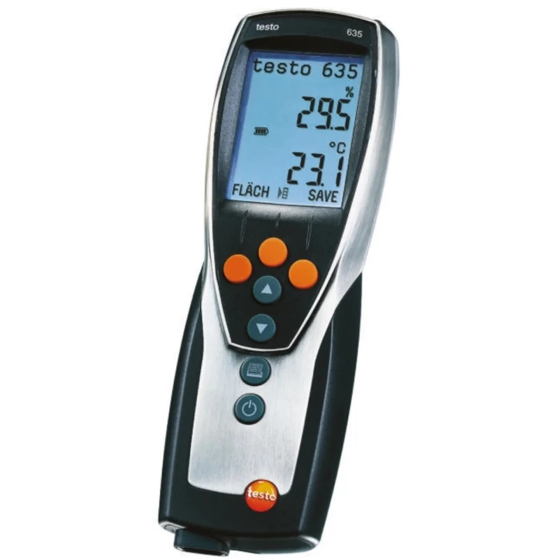 Testo Digital Hygrometer with USB Interface 200h Battery Life 50°C Max Operating Temperature, 1370°C Max 0563 6352