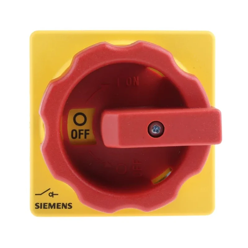 Siemens 3-Pole Panel Mount Isolator Switch, IP65, 32A, 12 kW, Red Handle, Screw Terminal, 