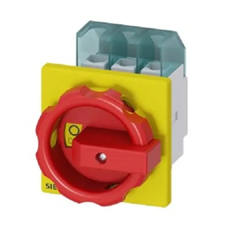 Siemens 3-Pole Panel Mount Isolator Switch, IP65, 32A, 12 kW, Red Handle, Screw Terminal, 