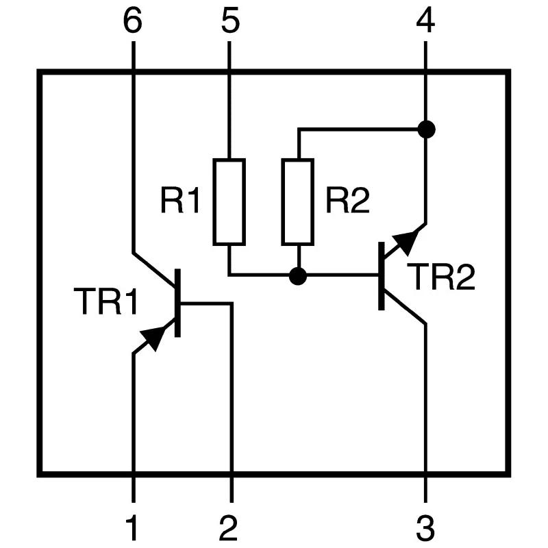 Nexperia Digital Transistor 500 mA NPN + PNP, 50 V, 6-Pin UMT PBLS1503Y,115