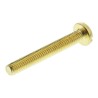 RS PRO Slot Pan Brass Machine Screw 30 mm M4 483-1561