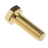 RS PRO Plain Brass Hex Bolt M8 x 25 mm 483-2429