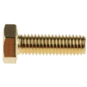 RS PRO Plain Brass Hex Bolt M8 x 25 mm 483-2429