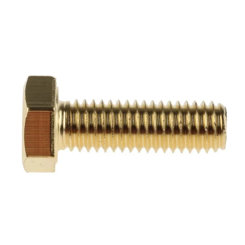 RS PRO Plain Brass Hex Bolt M8 x 25 mm 483-2429