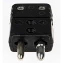 RS PRO Thermocouple Connector for Use with Type J Thermocouple, RoHS Compliant, Operating Temperature +200°C 547-7613