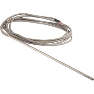 Correge PT100 RTD Sensor 6 mm Diameter, 300 mm Length, 3 Wire, Class B Accuracy, 250 °C Max Temperature 