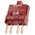 Siemens 3SB2 Series Contact Block 230 V, 5 V, 1 NC Contact Configuration 10 A Current Rating 3SB2404-0C