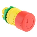 Schneider Electric Emergency Stop Push Button Panel Mount 22 mm Cutout IP66 IP69K IP67 Red Mushroom Head ZB5AS834
