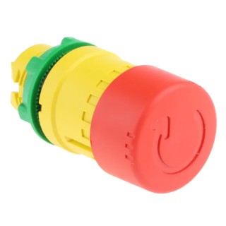 Schneider Electric Emergency Stop Push Button Panel Mount 22 mm Cutout IP66 IP69K IP67 Red Mushroom Head ZB5AS834