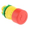 Schneider Electric Emergency Stop Push Button Panel Mount 22 mm Cutout IP66 IP69K IP67 Red Mushroom Head ZB5AS834