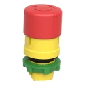 Schneider Electric Emergency Stop Push Button Panel Mount 22 mm Cutout IP66 IP69K IP67 Red Mushroom Head ZB5AS834