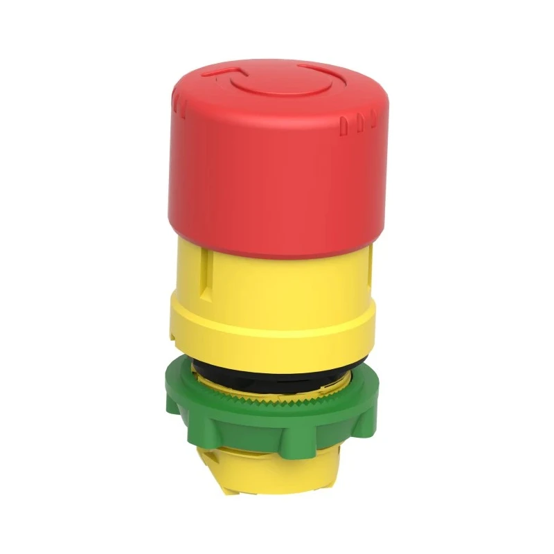 Schneider Electric Emergency Stop Push Button Panel Mount 22 mm Cutout IP66 IP69K IP67 Red Mushroom Head ZB5AS834