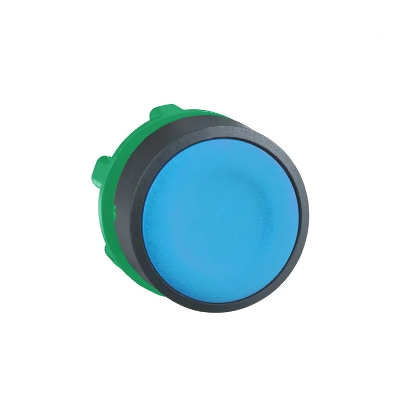 Schneider Electric Harmony XB5 Series Blue Spring Return Push Button Head 22 mm Cutout IP69K IP67 IP66 ZB5AA6