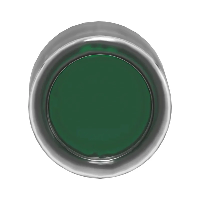 Schneider Electric Harmony XB4 Series Green Spring Return Push Button Head, 22 mm Cutout, Metal, IP67 IP66 ZB4BW533