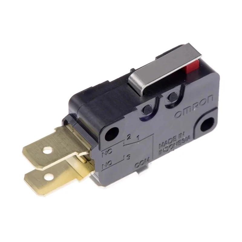 Omron Miniature Short Hinge Lever Micro Switch Tab Terminal 16A 250V AC/DC SPDT IP40 D3V-161-1C5