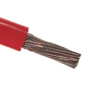 RS PRO Red 25 mm² Hook Up Wire, 4 AWG, 196x0.4 mm Core Strands, 100 m Length, Polyvinyl Chloride Insulation 628-5421
