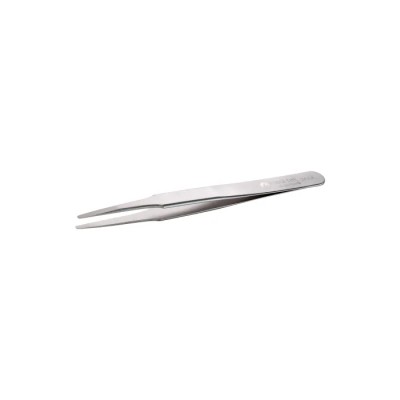 ideal-tek 120mm Stainless Steel Flat Round Tweezer 2A.SA