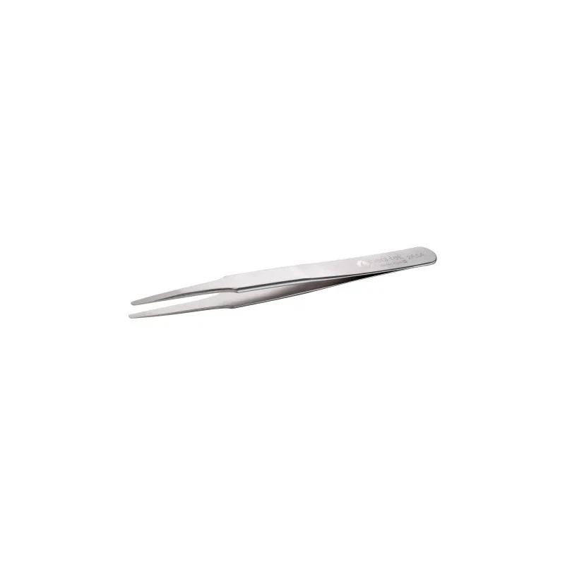 ideal-tek 120mm Stainless Steel Flat Round Tweezer 2A.SA