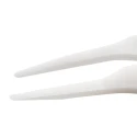 ideal-tek 115mm Plastic Straight Round Very Fine Flat Tweezer 702A.DG.ITR