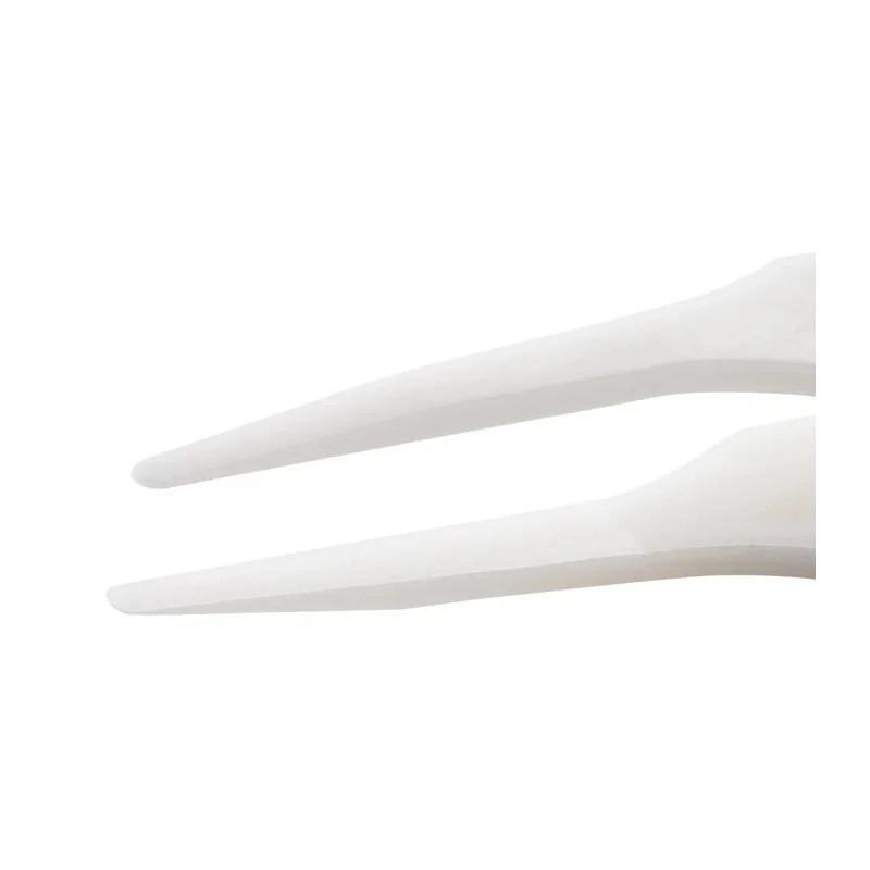 ideal-tek 115mm Plastic Straight Round Very Fine Flat Tweezer 702A.DG.ITR
