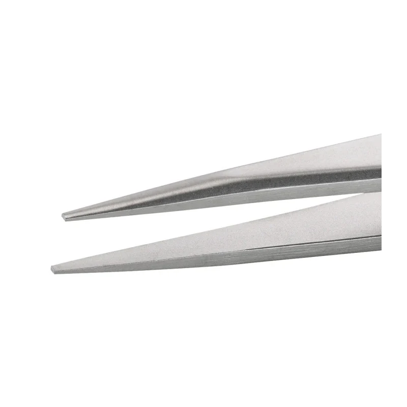 ideal-tek 120mm Stainless Steel Flat, Round Tweezer 00.SA